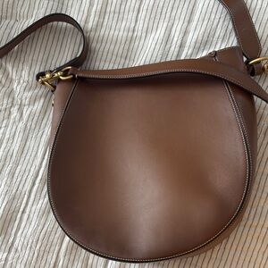 Brown Leather Crossbody Bag